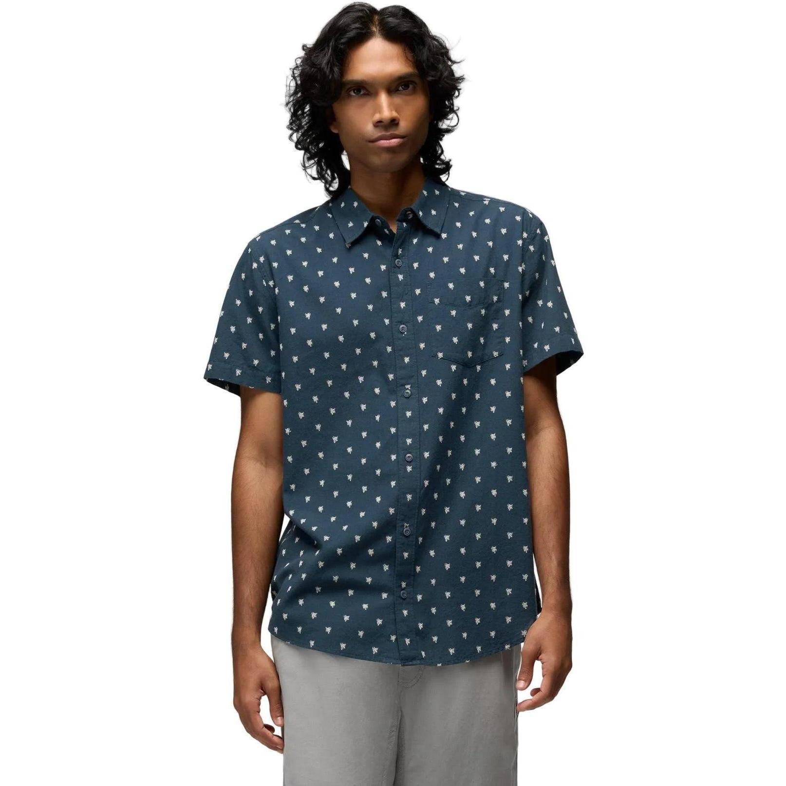 PRANA Men's Short Sleeve Shirt Metador