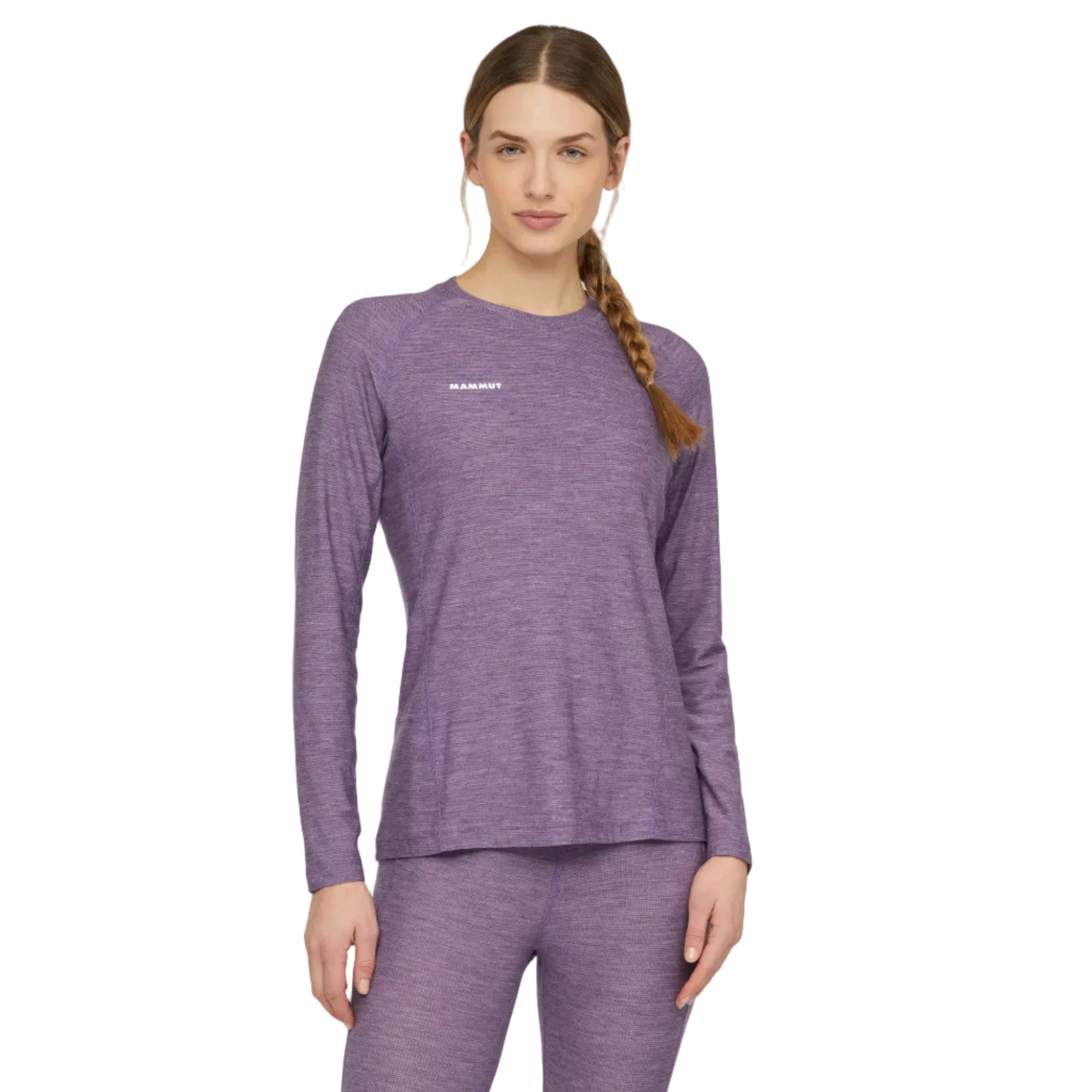 MAMMUT Women’s Tree Wool Thermal FL Longsleeve Paloja Melange