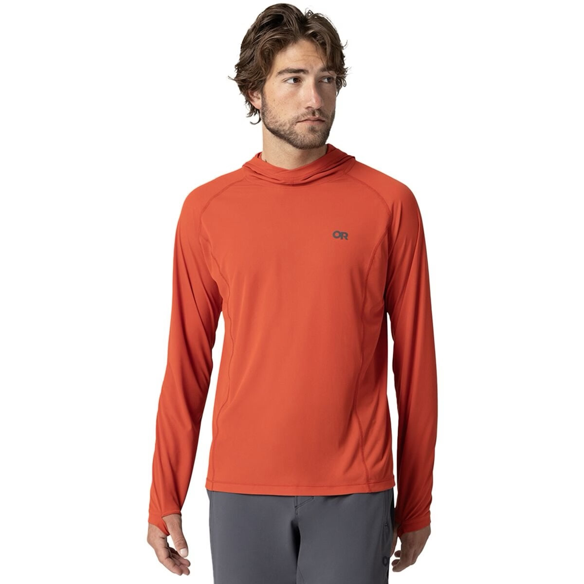OUTDOOR RESEARCH Men’s Sun Hoodie Echo Cardinal