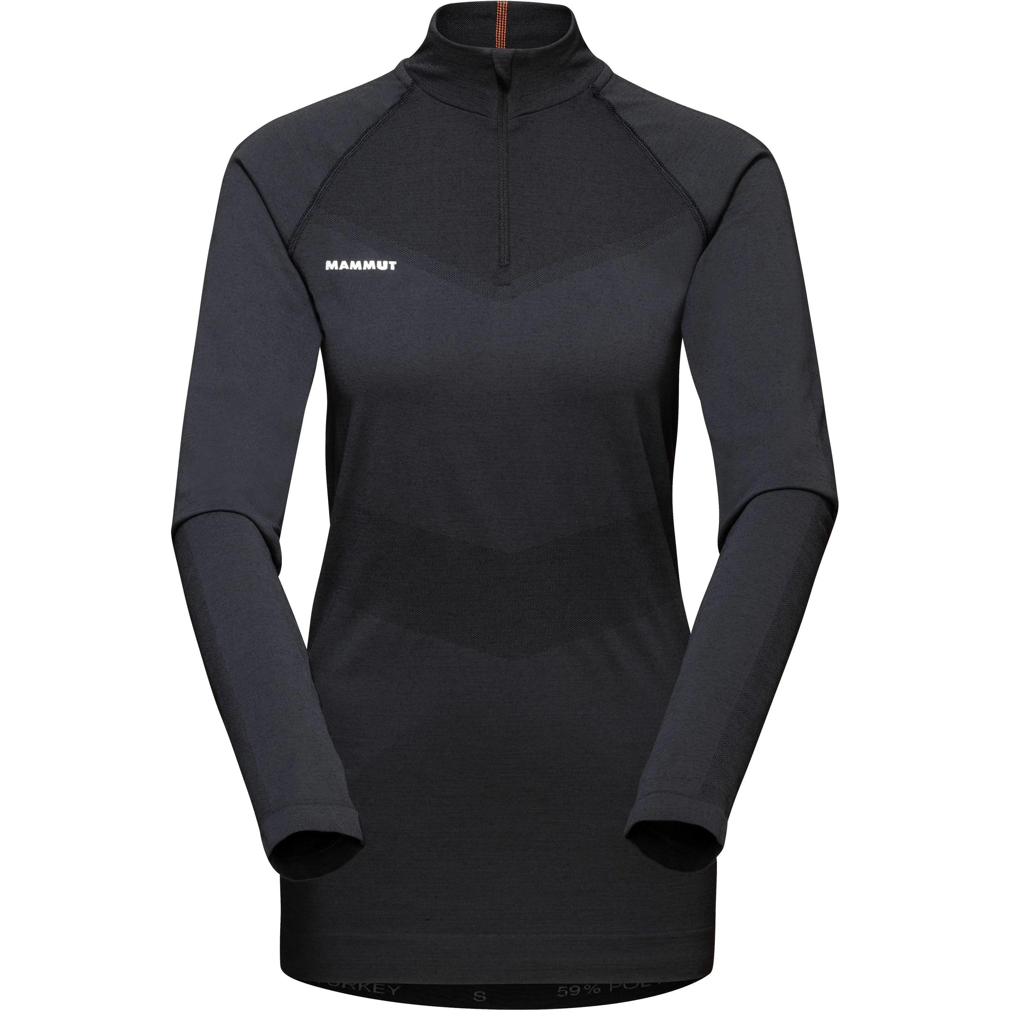 MAMMUT Women's TRIFT HALF ZIP L/S Base Layer Shirt