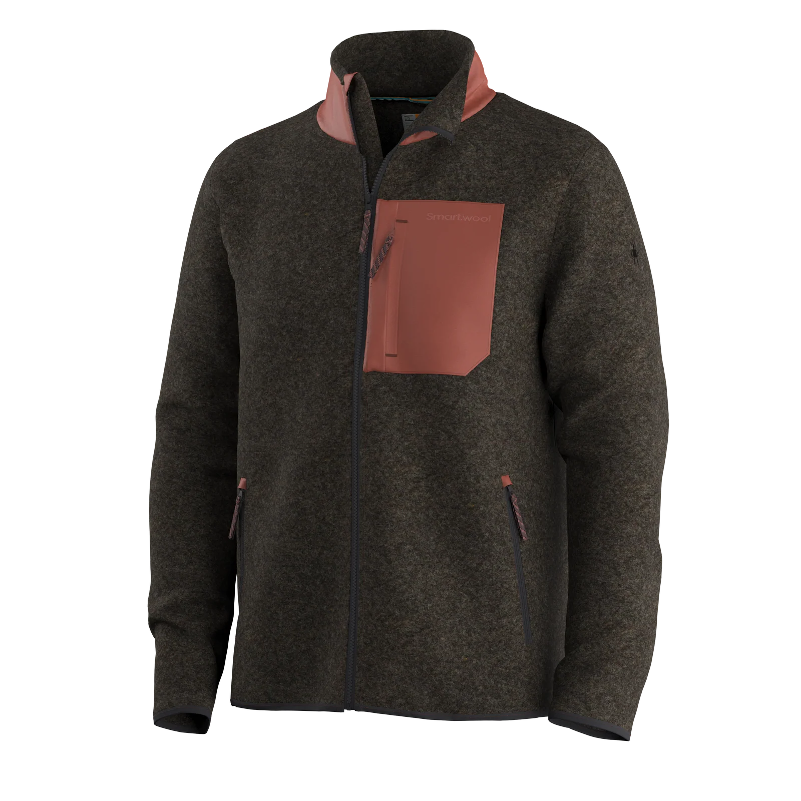 SMARTWOOL Men's Second Cut Fleece Jacket Burnt Sienna