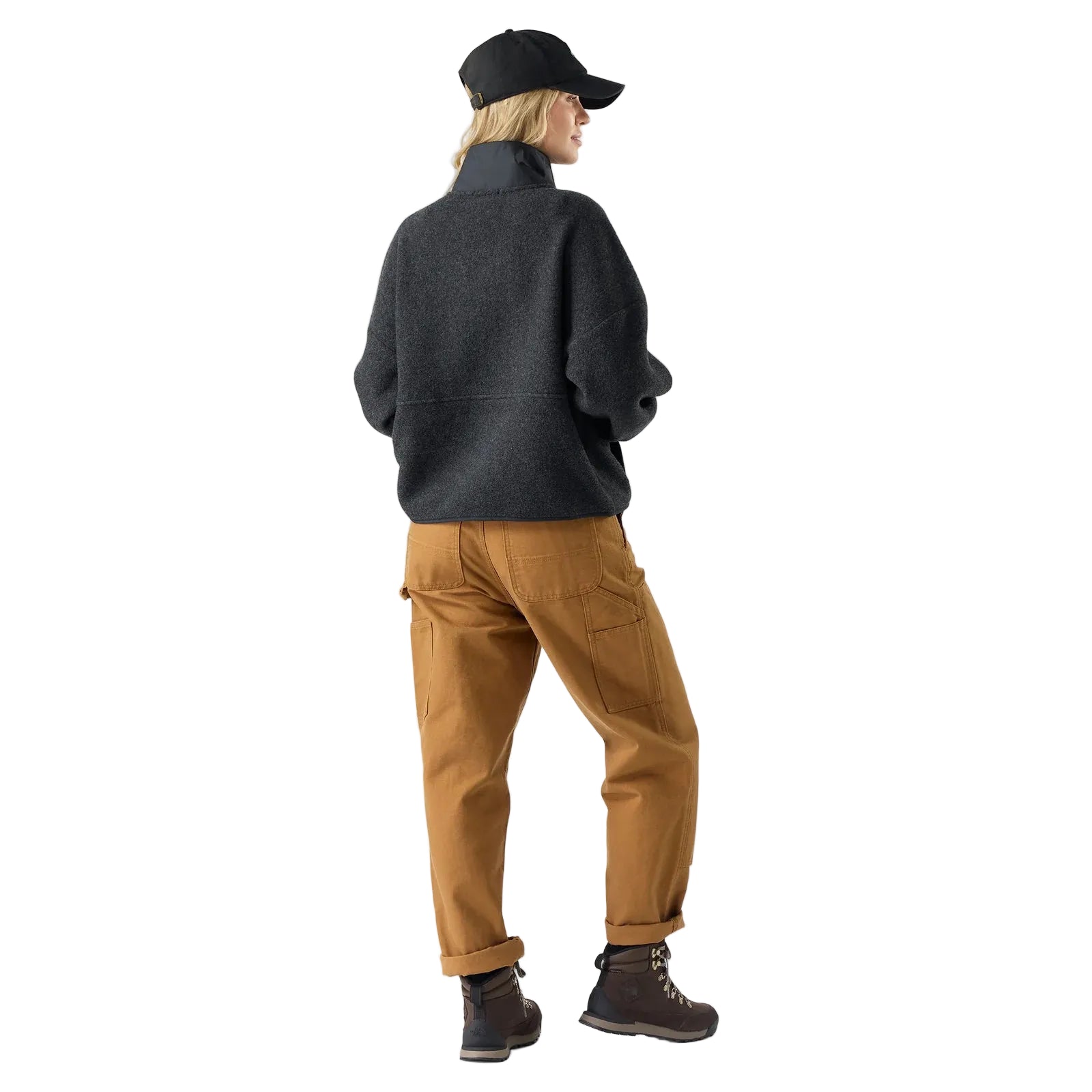SMARTWOOL Women's Second Cut Fleece Half Zip Charcoal