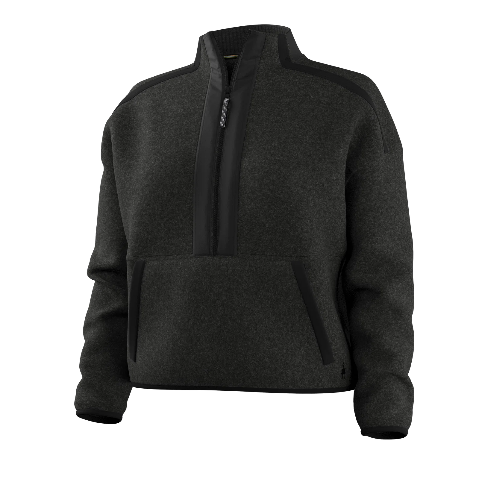 SMARTWOOL Women's Second Cut Fleece Half Zip Charcoal