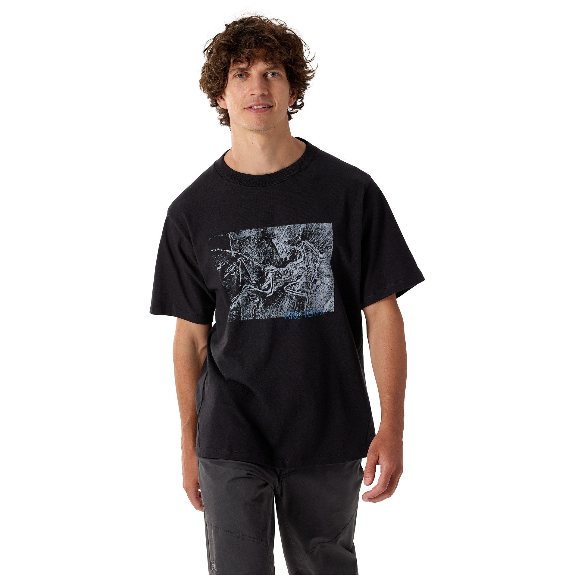 ARC'TERYX Short Sleeve Kragg Cotton Lithographica Shirt Men's
