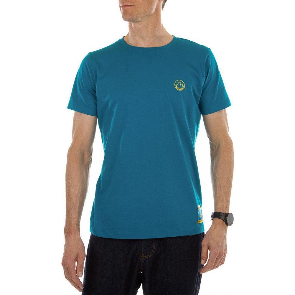LA SPORTIVA Men's Climbing On The Moon Short Sleeve T-Shirt