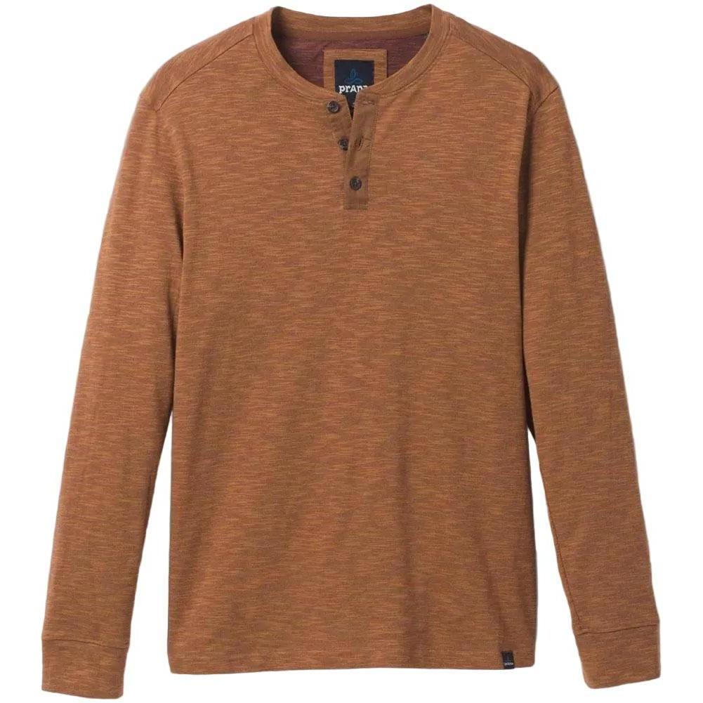 PRANA Men's RONNIE HENLEY Long Sleeve Shirt