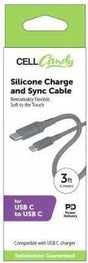 CELL CANDY Silicone Charge and Sync Cable