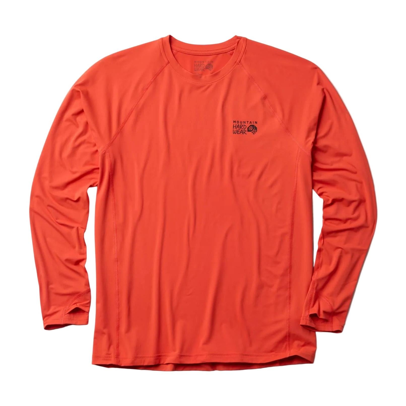 MOUNTAIN HARDWEAR MEN'S CRATER LAKE LONGSLEEVE CREW SHIRT ASPECT