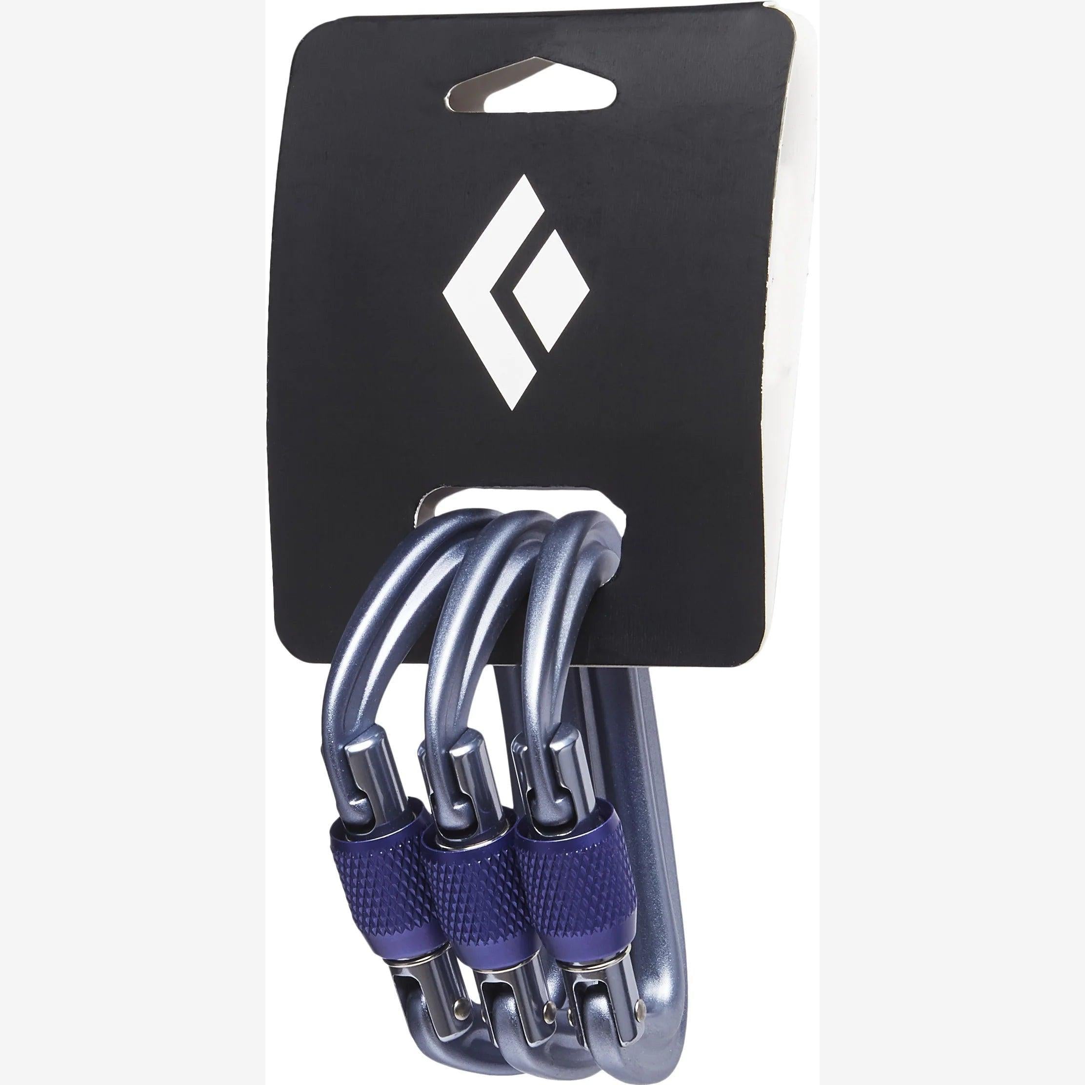 BLACK DIAMOND LITEFORGE Screw Lock Carabiner 3-Pack