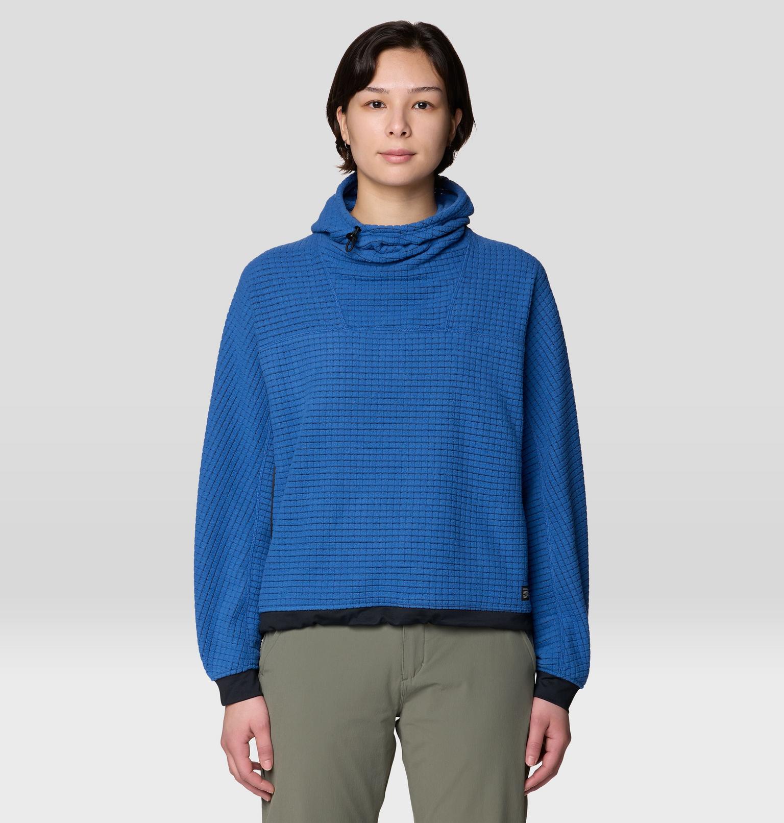 MOUNTAIN HARDWEAR Women's Summit Grid Big Grid Hoody berry blue