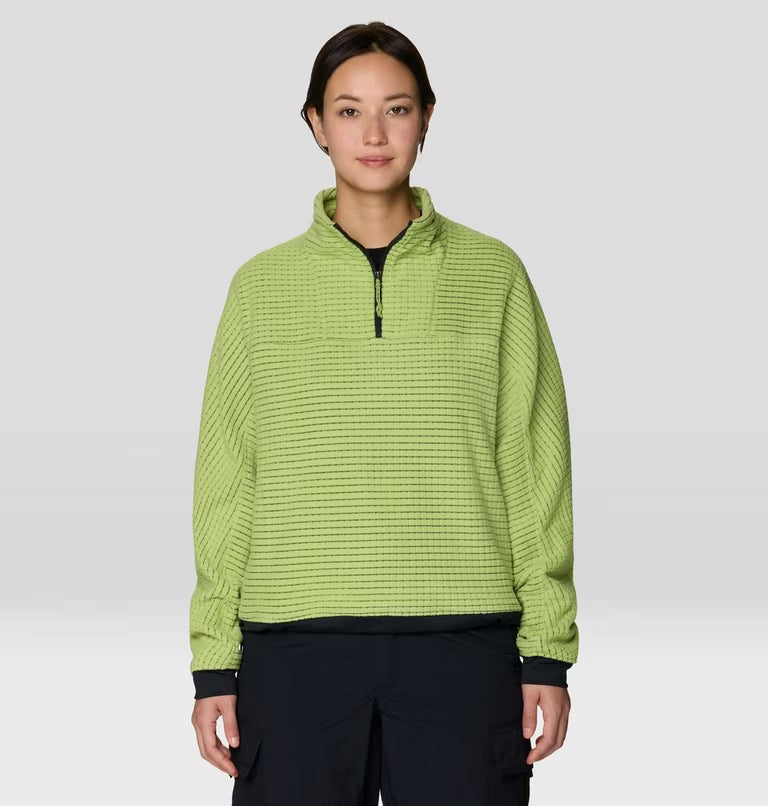 MOUNTAIN HARDWEAR Women's Summit Grid Big Grid Half-Zip Pullover
