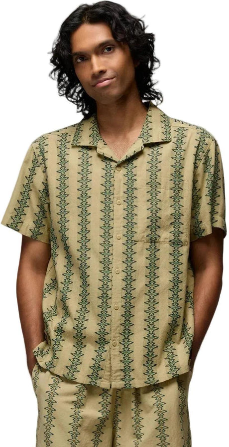 PRANA Men's Short Sleeve Shirt Mantra Light Heritage