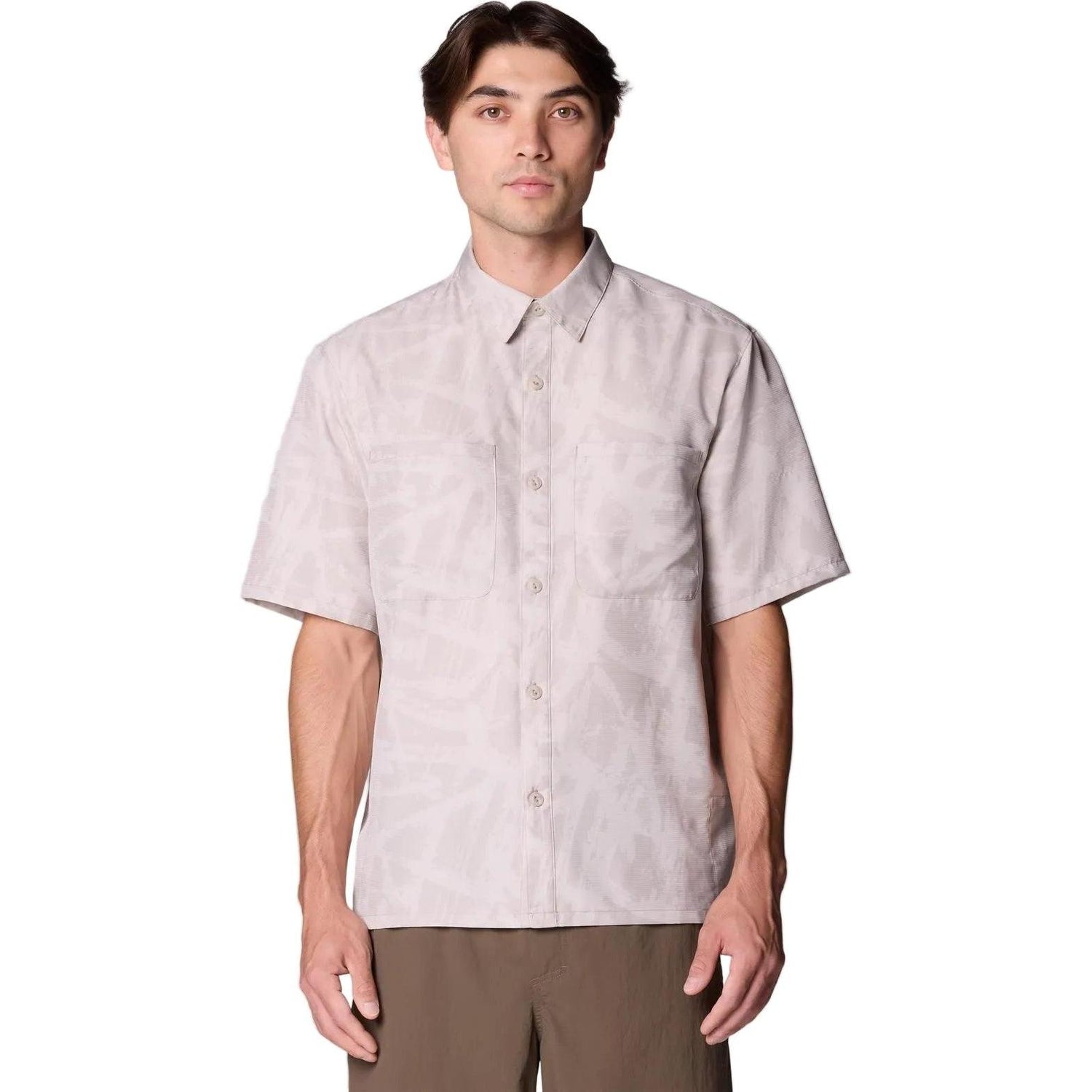 MOUNTAIN HARDWEAR Men's Short Sleeve Shirt Sun Drift Cooling Printed