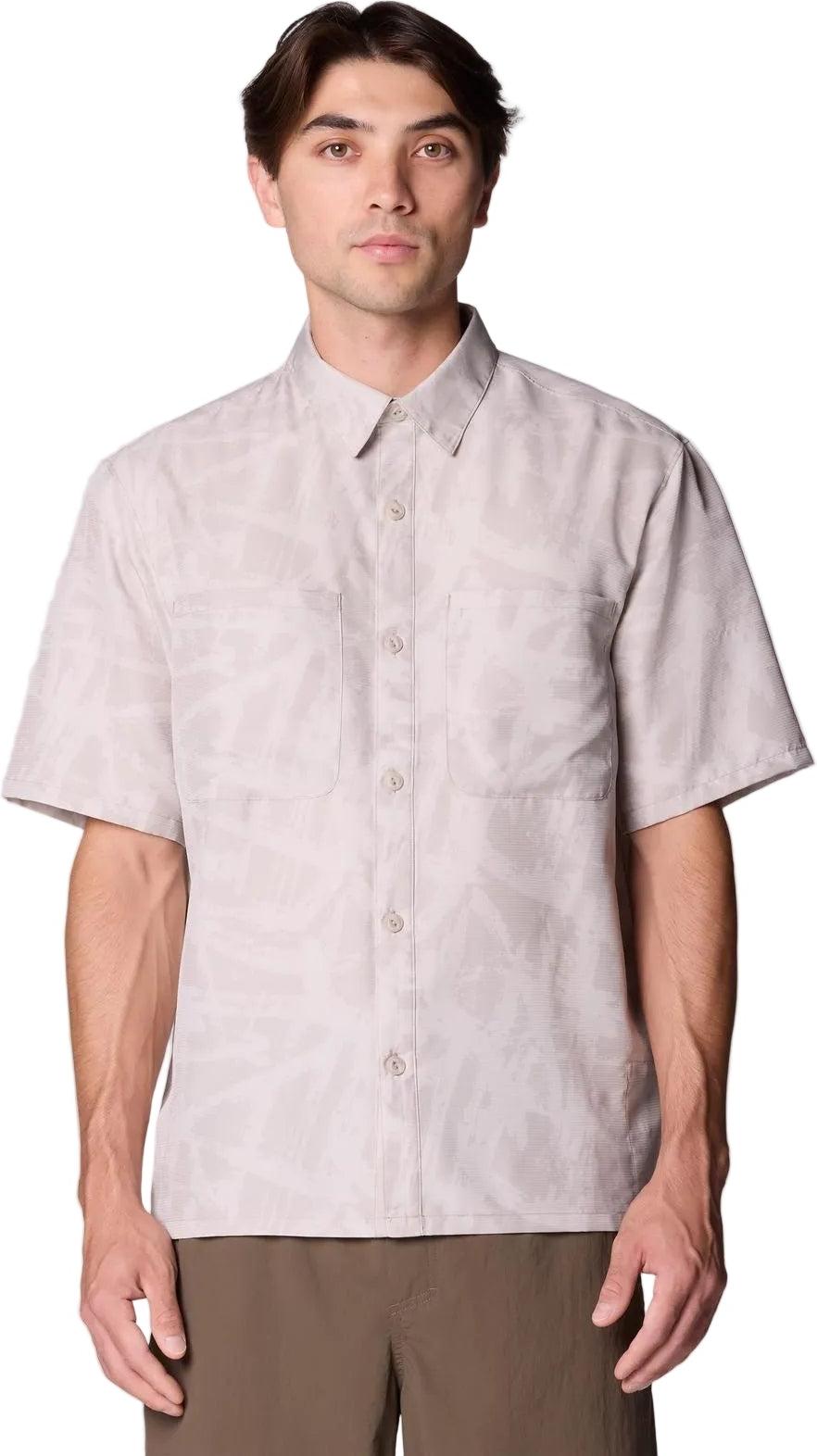 MOUNTAIN HARDWEAR Men's Short Sleeve Shirt Sun Drift Cooling Printed