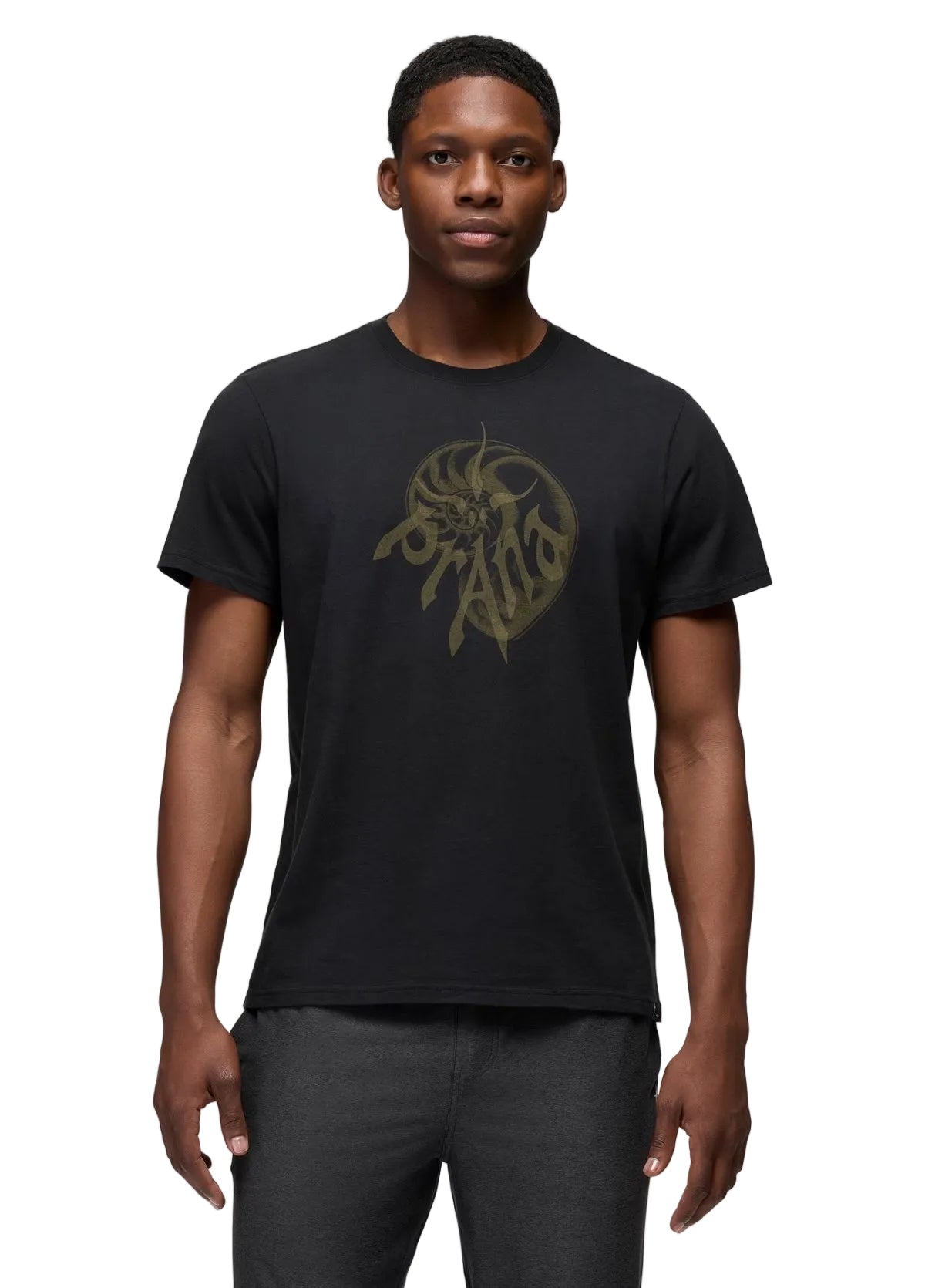 PRANA Men's Short Sleeve Heritage Nautilus Tee Shirt