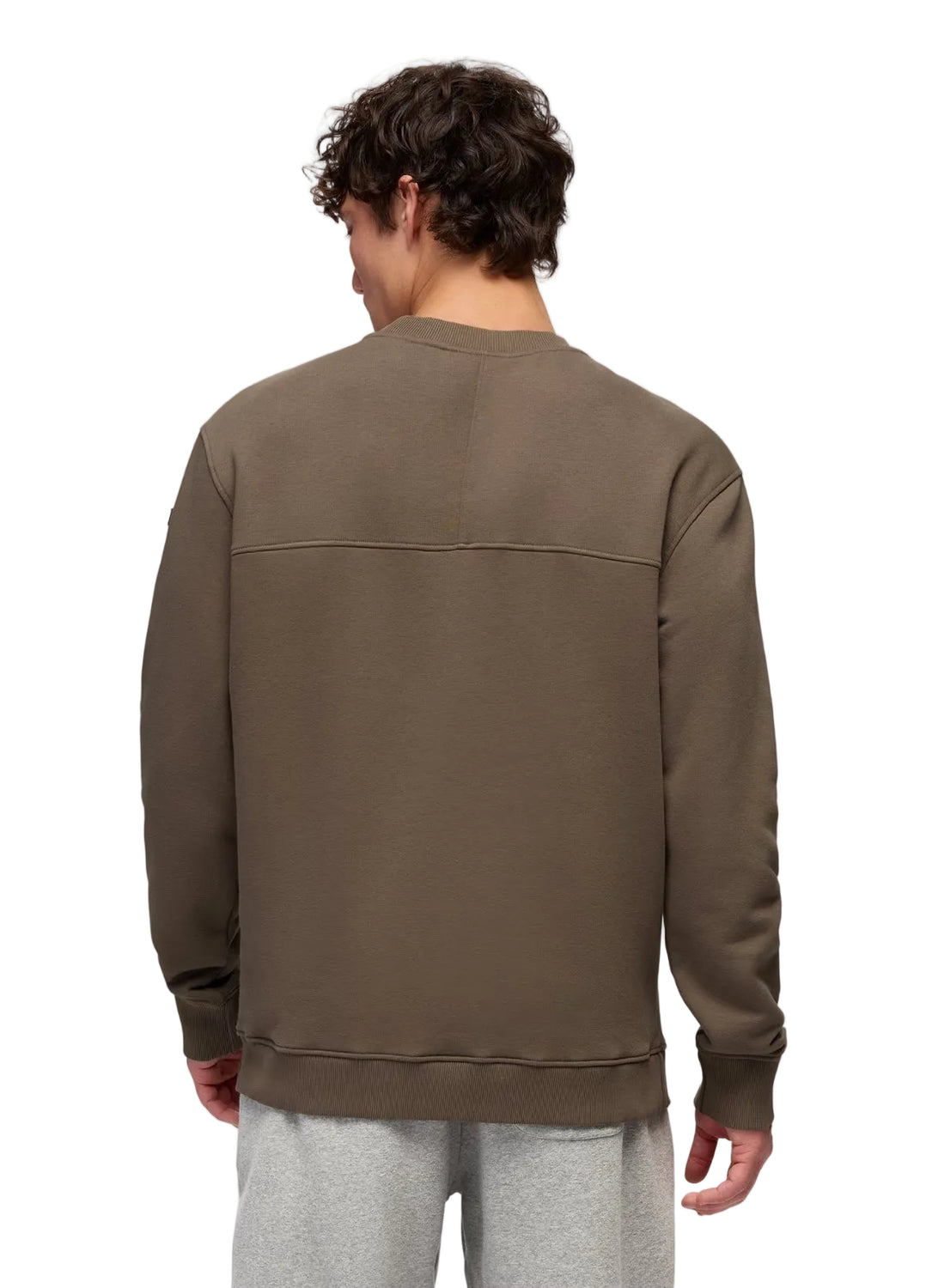 PRANA Men's DreamFleece Crew Sweatshirt Mud