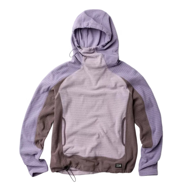MOUNTAIN HARDWEAR Women's Summit Grid Hoody Atmospheric Violet Stone Purple Sage