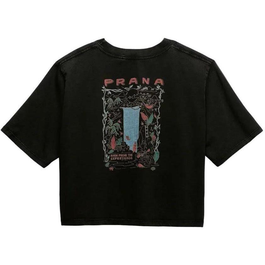 PRANA Women's Short Sleeve Everyday Paradise Creek Crop