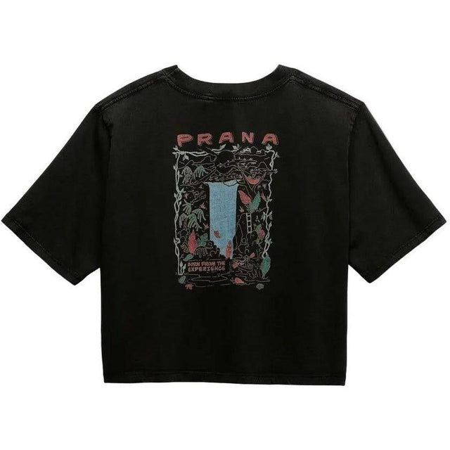 PRANA Women's Short Sleeve Everyday Paradise Creek Crop