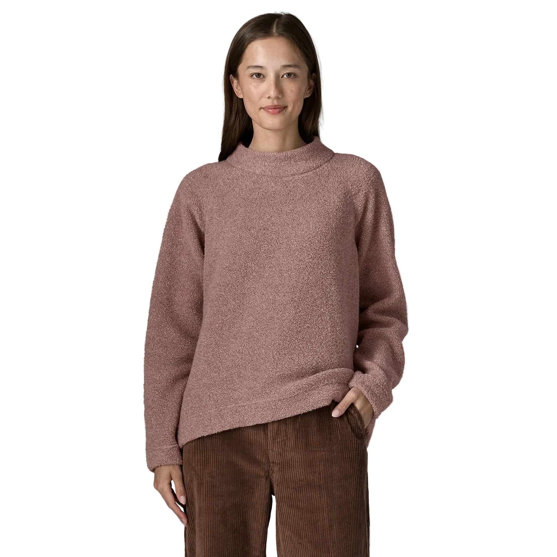 PATAGONIA Women's Reclaimed Sweater Pullover Stingray Mauve