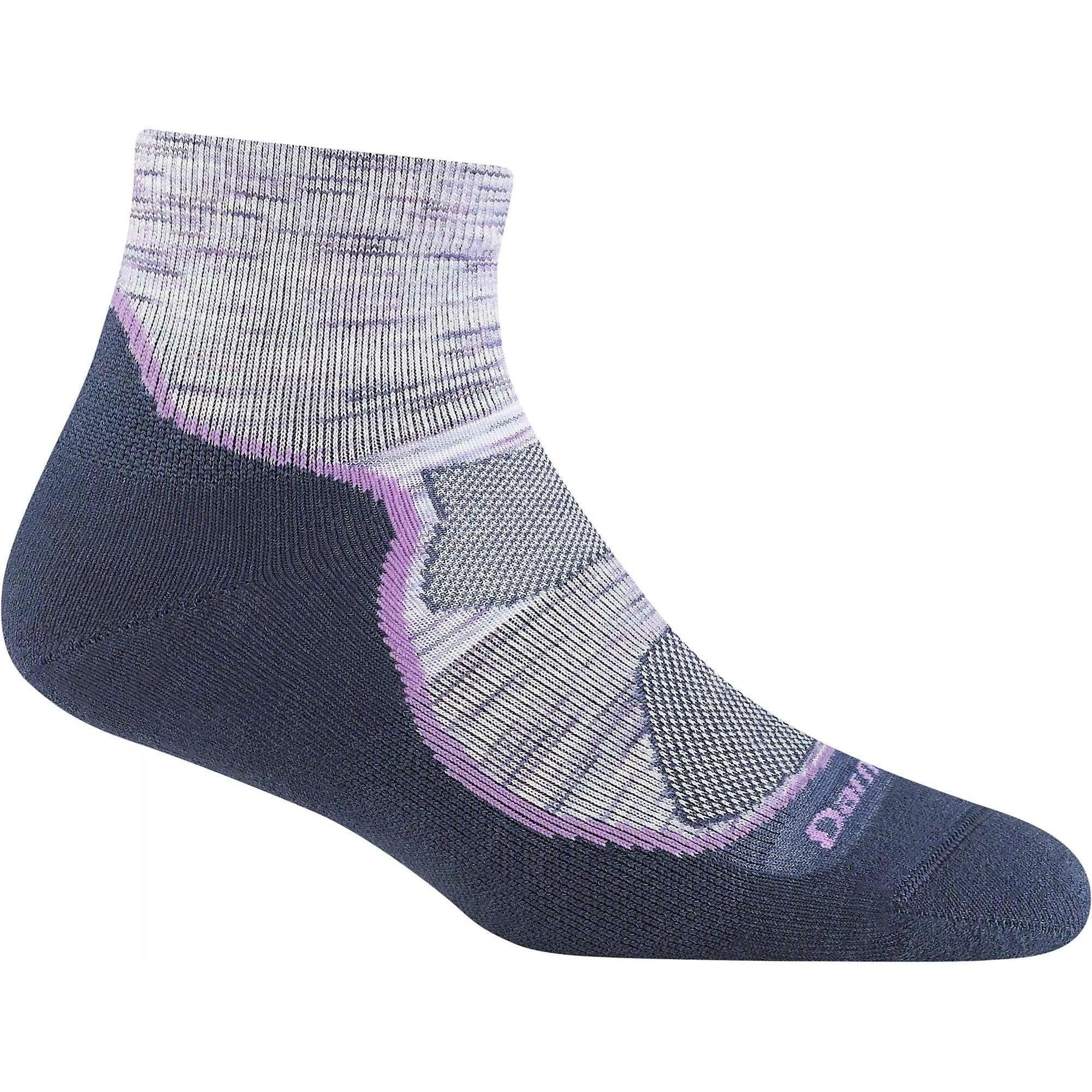 DARN TOUGH Women's Light Hiker Quarter Lightweight Hiking Socks 1987