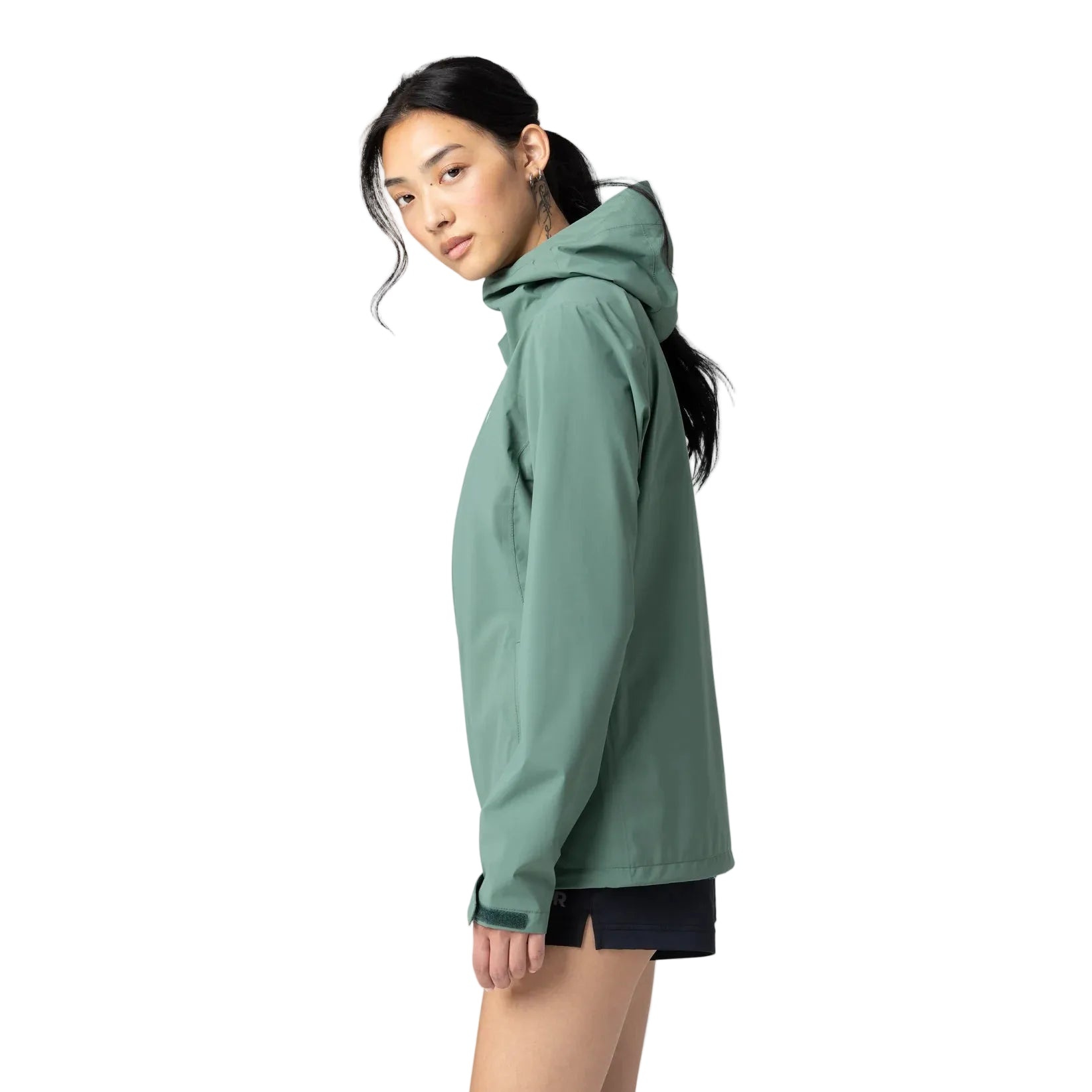 OUTDOOR RESEARCH WOMEN'S STRATOBURST STRETCH RAIN JACKET MALACHITE