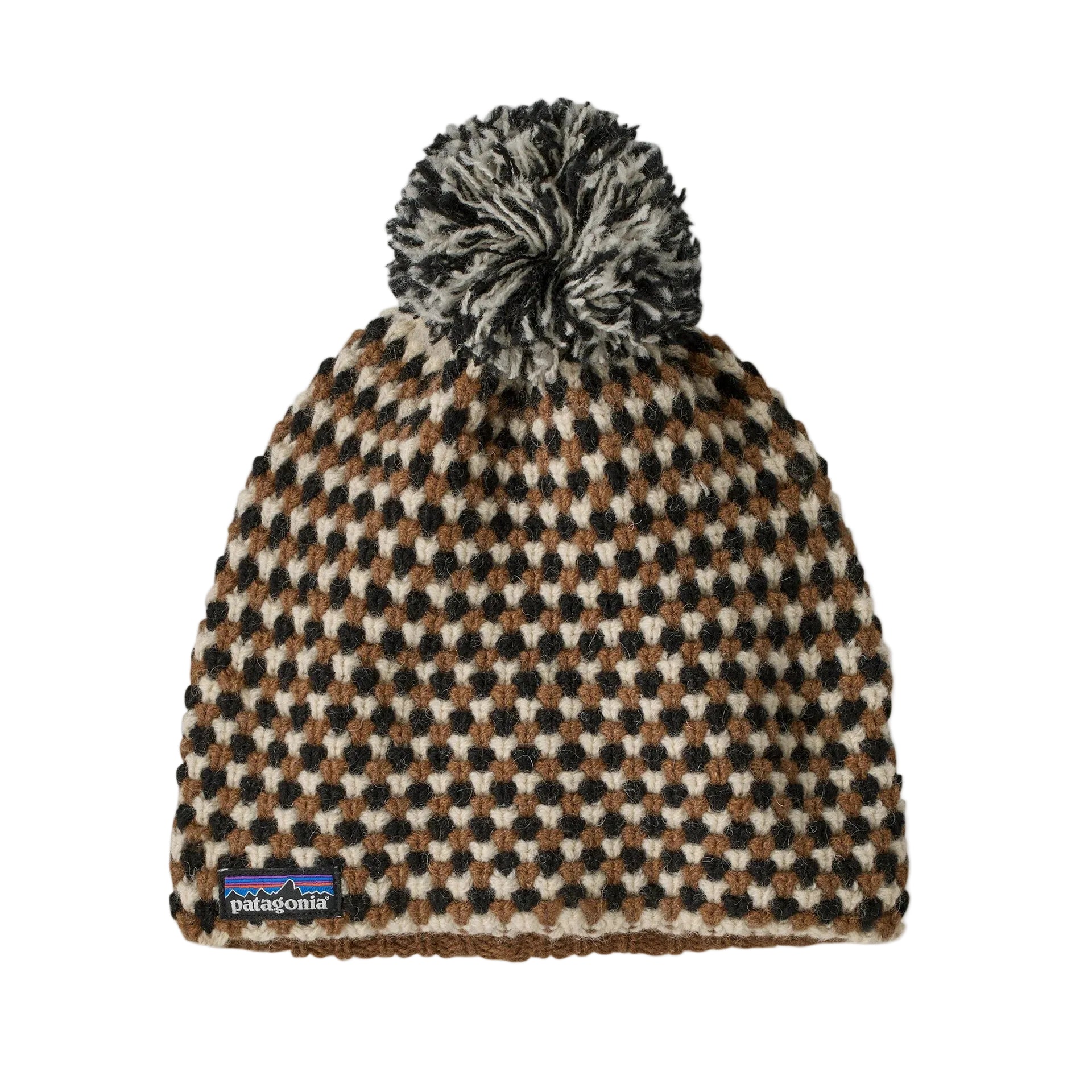 PATAGONIA Snowbelle Beanie Tri Color: Nest Brown