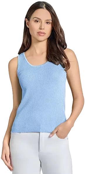 JONES NEW YORK Ribbed Sweater Tank Top