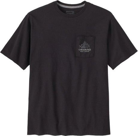 PATAGONIA Men's Longsleeve Sleeve Chouinard Crest Responsibili-Tee T-Shirt