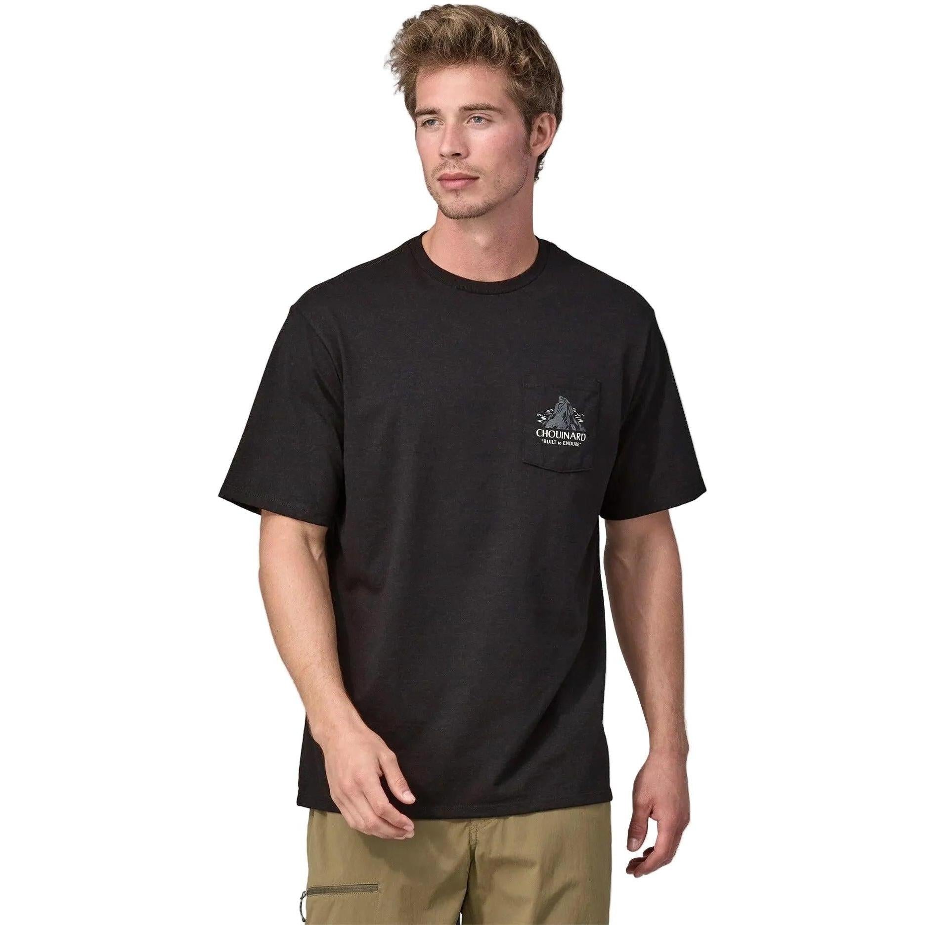 PATAGONIA Men's Longsleeve Sleeve Chouinard Crest Responsibili-Tee T-Shirt