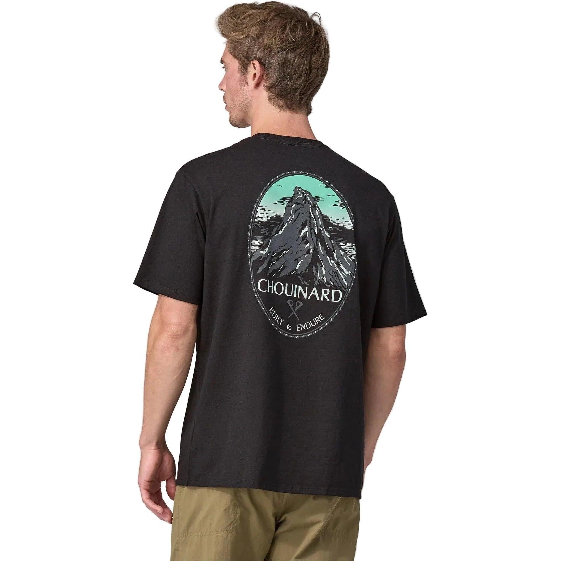 PATAGONIA Men's Longsleeve Sleeve Chouinard Crest Responsibili-Tee T-Shirt