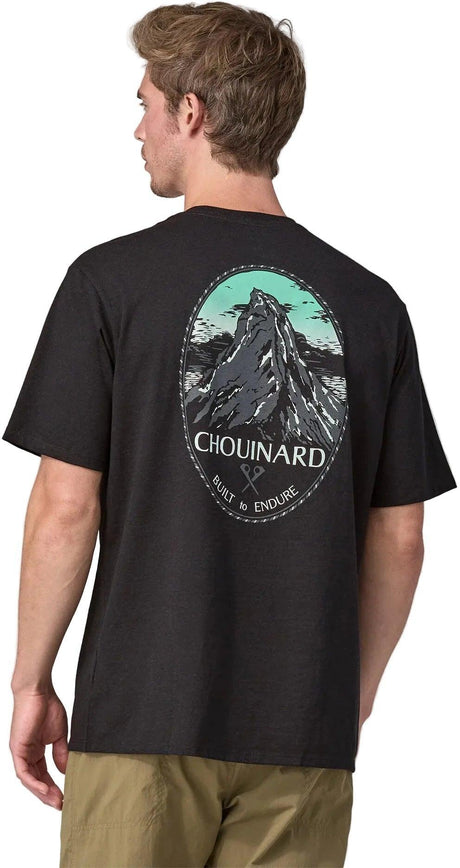 PATAGONIA Men's Longsleeve Sleeve Chouinard Crest Responsibili-Tee T-Shirt