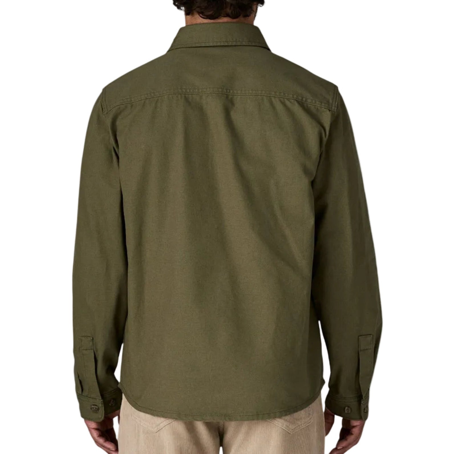 PATAGONIA Men's Point Reyes Canvas Shirt Basin Green