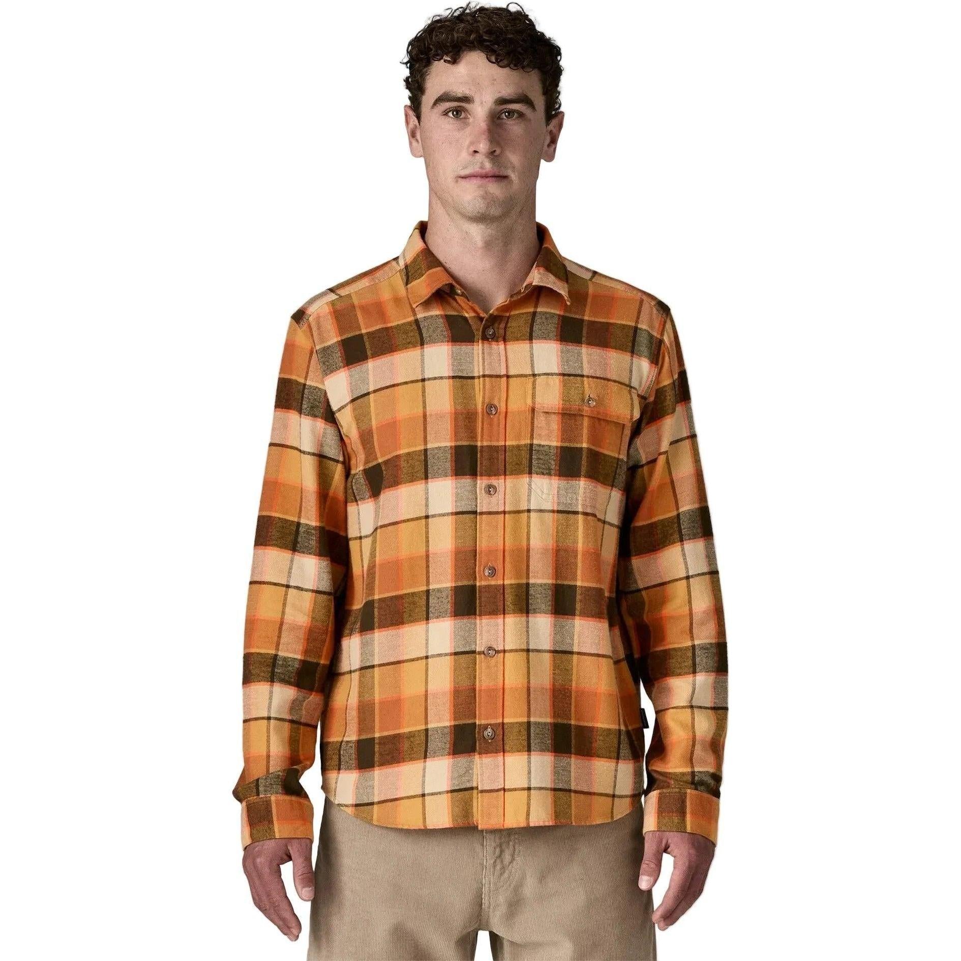 PATAGONIA Men's Long Sleeve LW Fjord Flannel Shirt