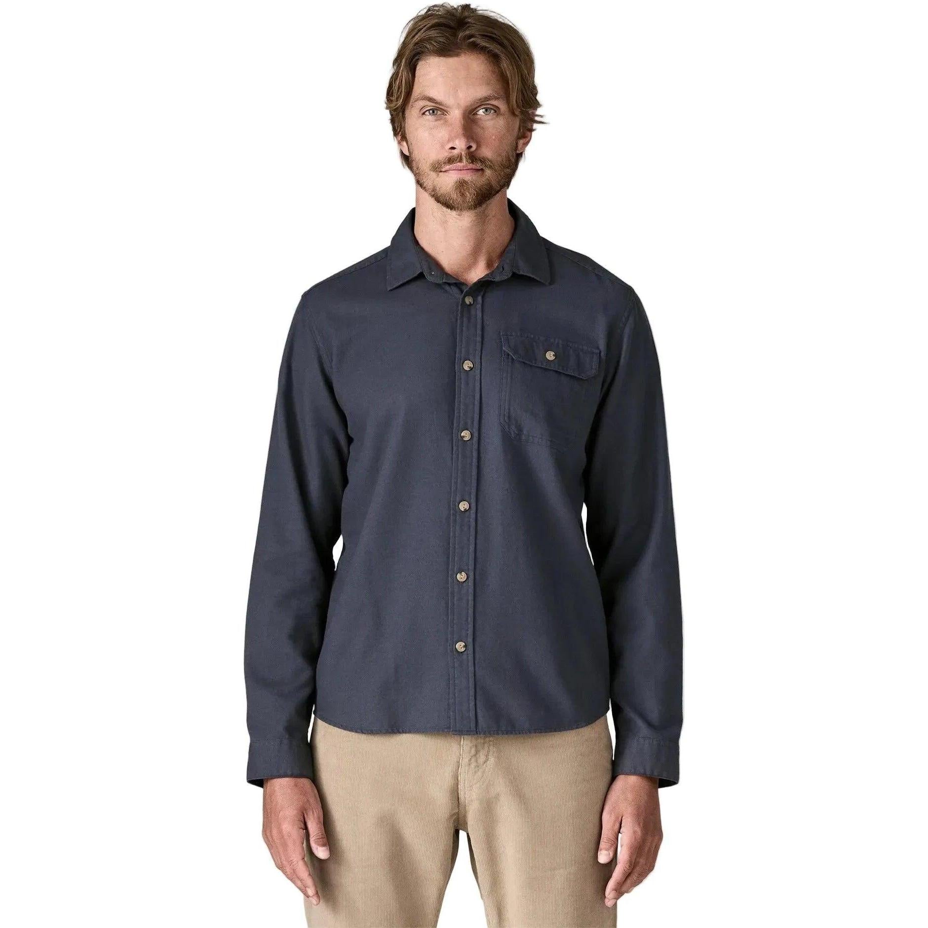PATAGONIA Men's Long Sleeve LW Fjord Flannel Shirt