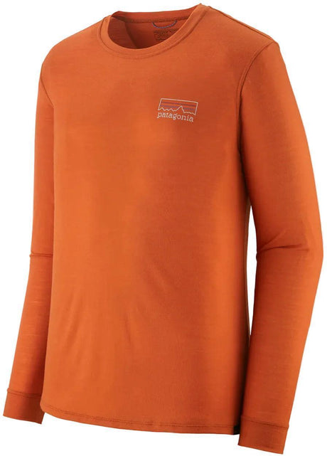 PATAGONIA Men's Long Sleeve Cool Merino Graphic Shirt