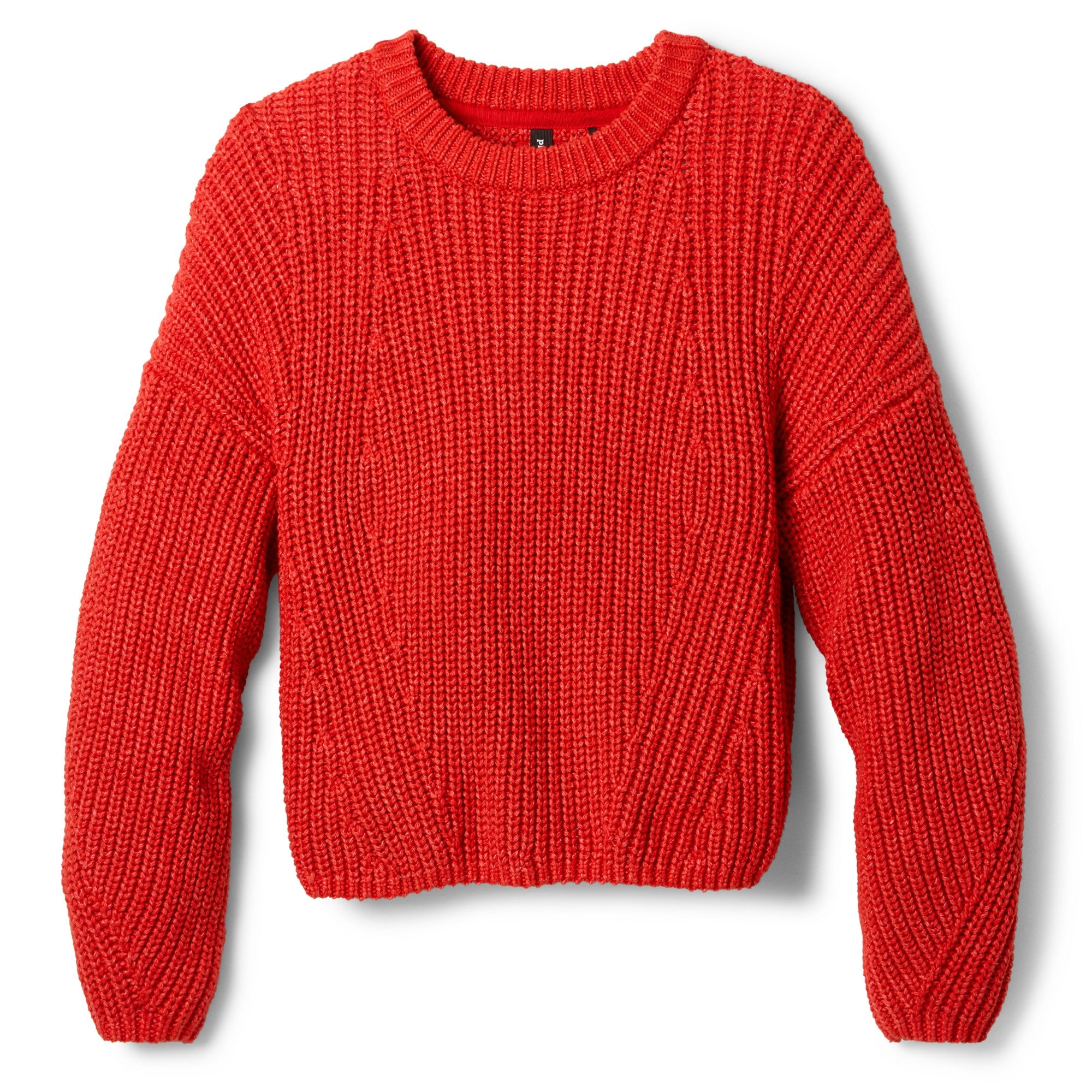 PRANA Women's Sunday River Crewneck Sweater Pikes Red