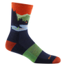 DARN TOUGH Men's Close Encounters Micro Crew Midweight Hiking Socks 5014 Eclipse