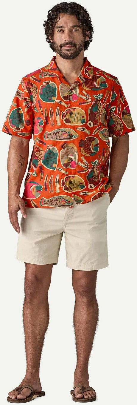 PATAGONIA Men's Short Sleeve Tidal Threads Camp Shirt
