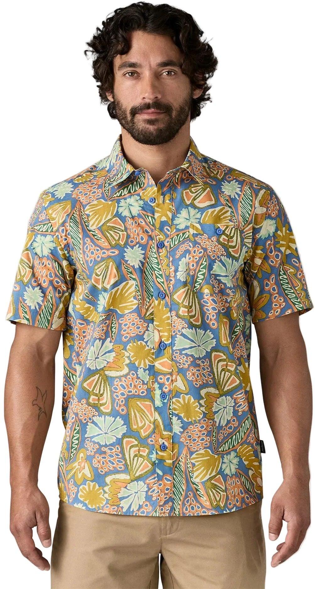 PATAGONIA Men's Short Sleeve Go To Button-Down Shirt