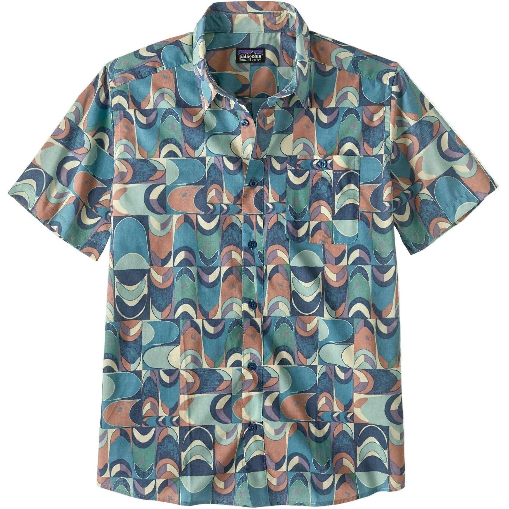 PATAGONIA Men's Short Sleeve Go To Button-Down Shirt