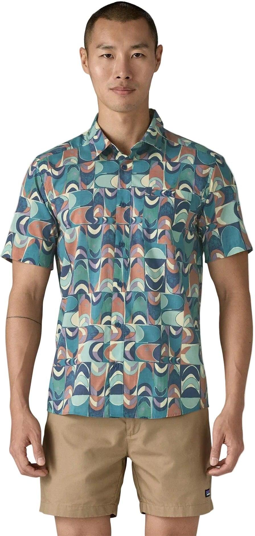 PATAGONIA Men's Short Sleeve Go To Button-Down Shirt