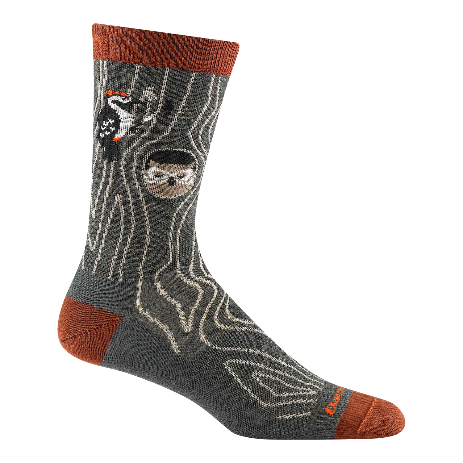 DARN TOUGH Men's Woody Crew Lightweight Lifestyle Socks 6111