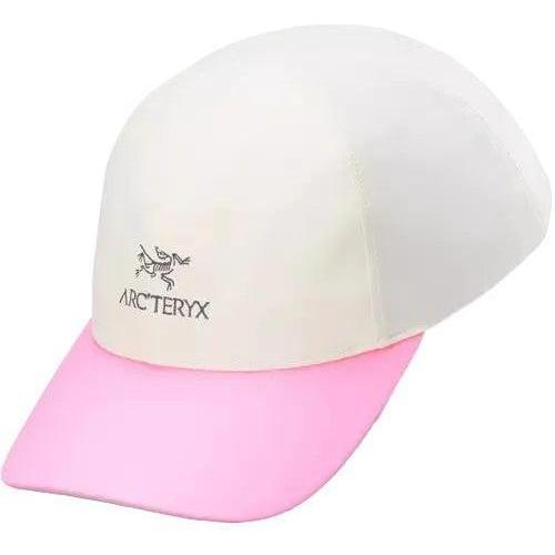 ARC'TERYX Unisex Hat Bird Word Cap in white/pink color
