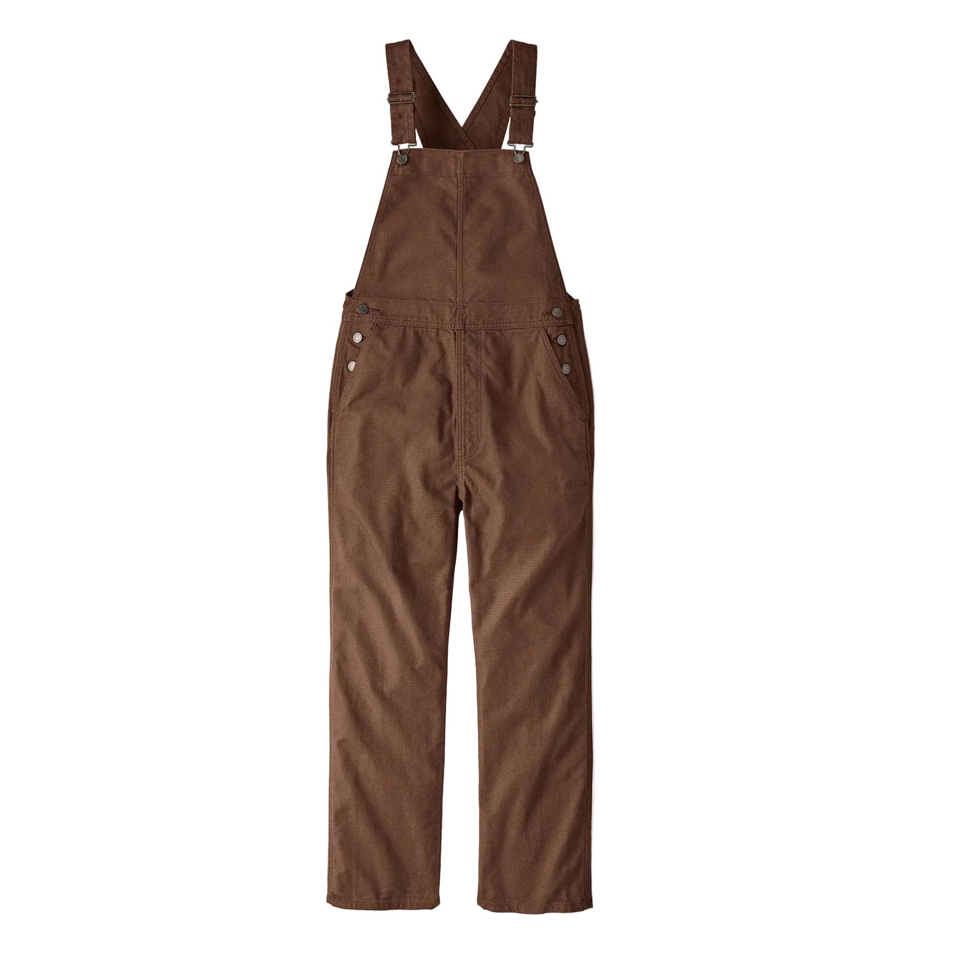 PATAGONIA Women's Point Reyes Canvas Overalls Berm Brown