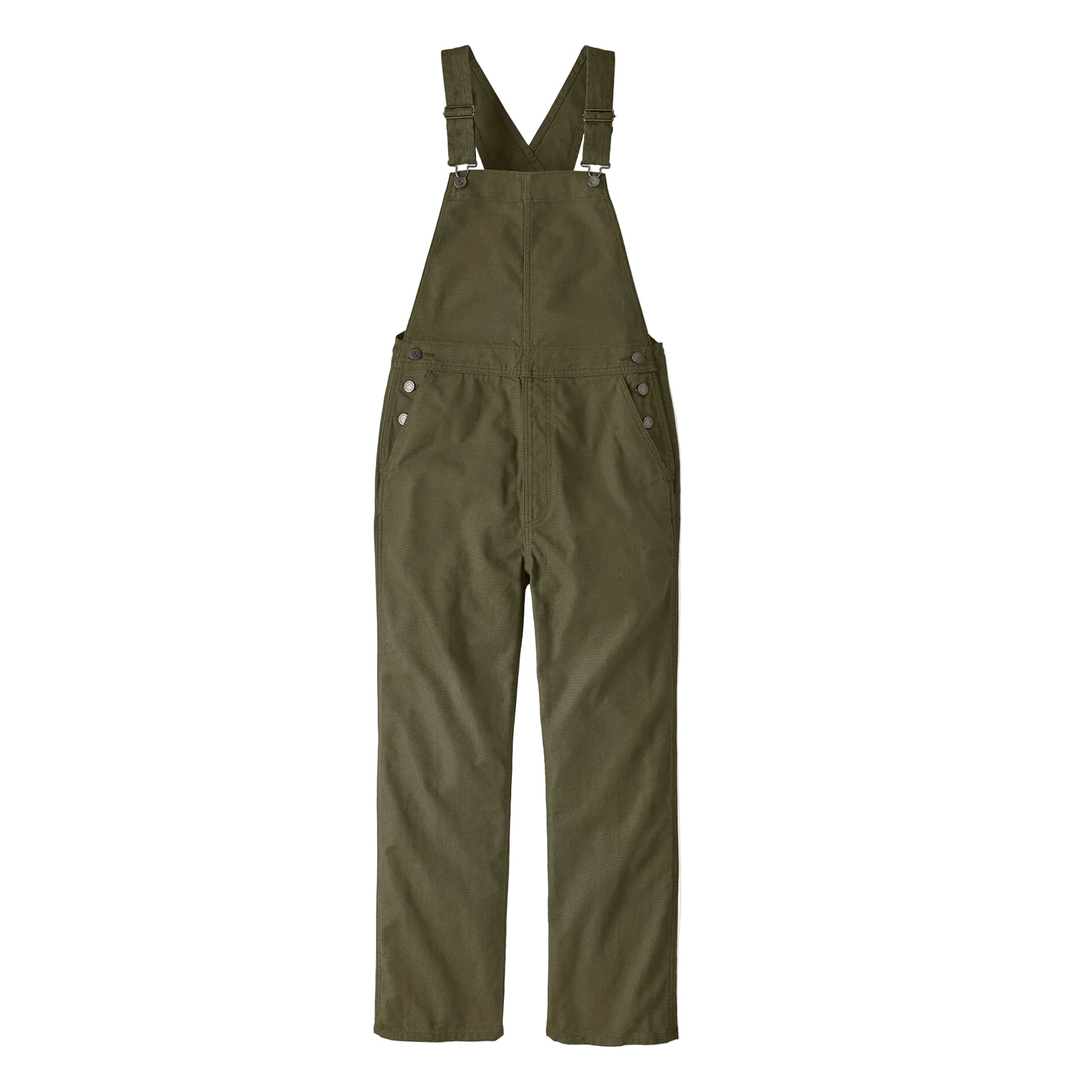 PATAGONIA Women's Point Reyes Canvas Overalls Basin Green