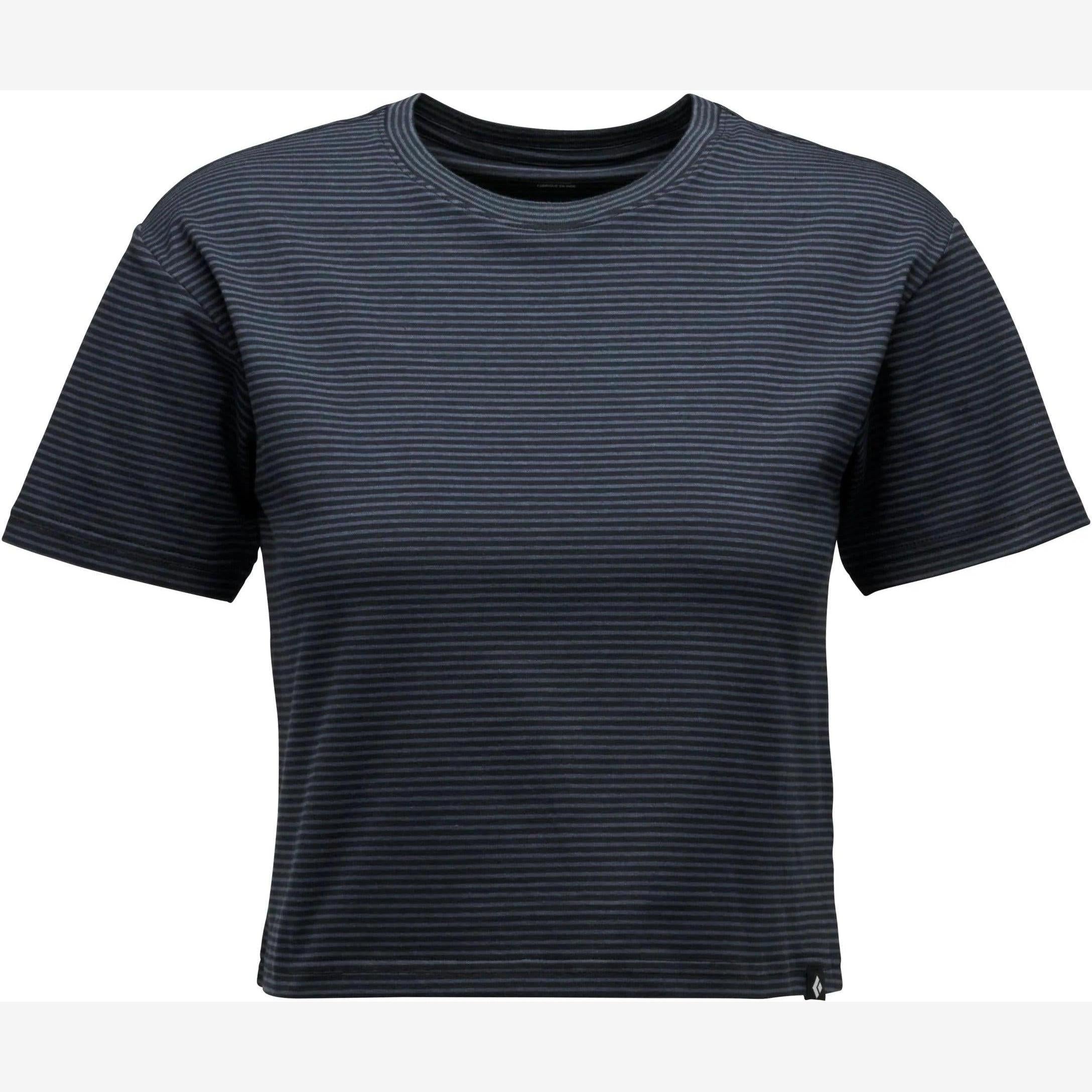 BLACK DIAMOND Women's STRIPE Crop S/S Shirt