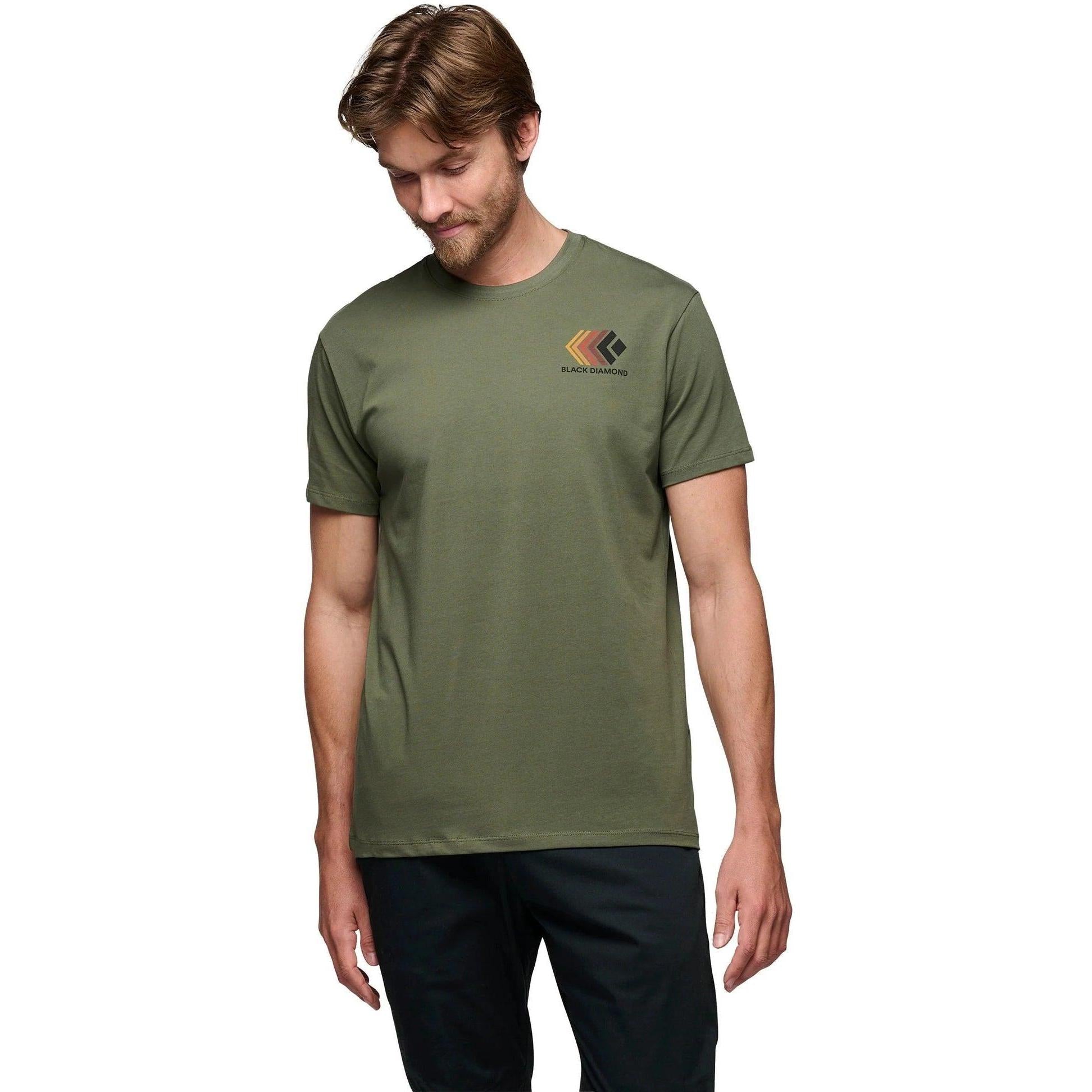 BLACK DIAMOND Men's FADED Short Sleeve T-Shirt