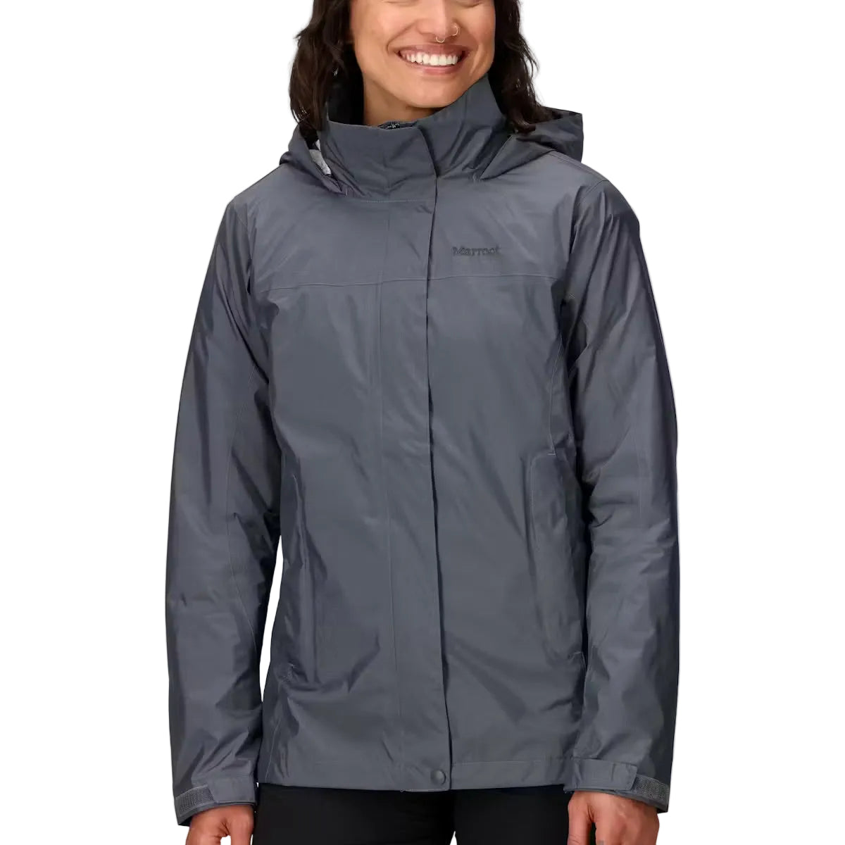 MARMOT Women’s PreCip Eco Rain Jacket Steel Onyx