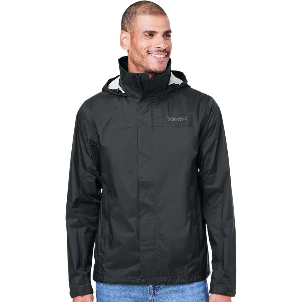 MARMOT Men’s PreCip Eco Rain Jacket Black